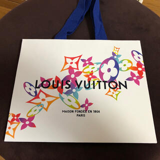 ルイヴィトン(LOUIS VUITTON)のルイヴィトン 紙袋 ショッパー ショップ袋2020年クリスマス数量限定デザイン (ショップ袋)