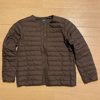 ザノースフェイス(THE NORTH FACE)のノースフェイス  ダウン　カーディガン　インナーダウン　M レディース(ダウンジャケット)