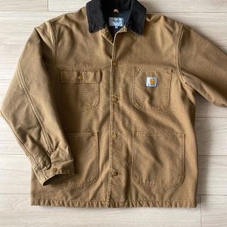 カーハート(carhartt)のCarhartt wip カバーオールジャケット　ブラウン　カーハートジャケット(カバーオール)