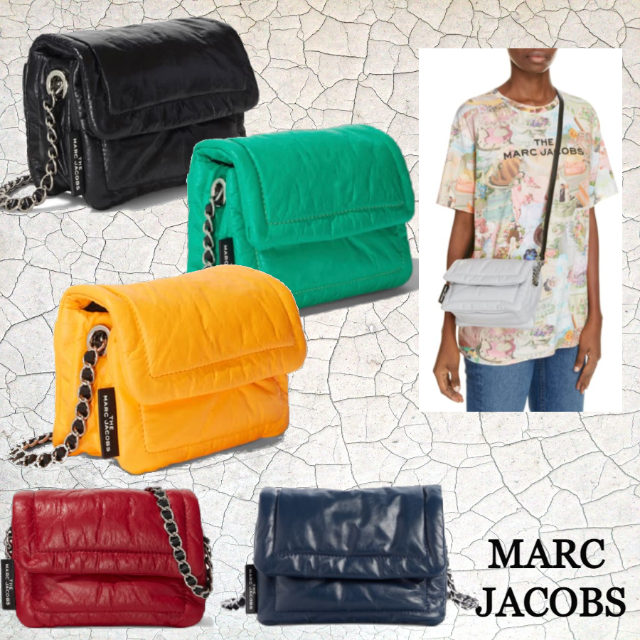 ショルダーバッグ★SALE☆【MARC JACOBS】ミニ ピロー レザー ショルダー バッグ