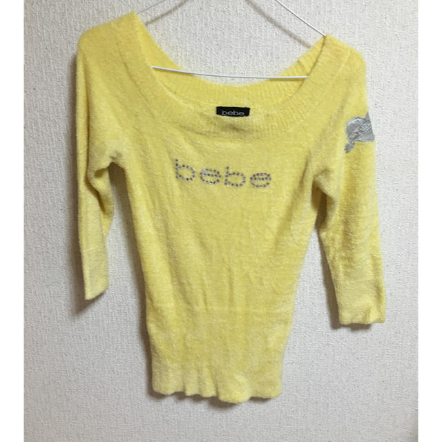 BeBe(ベベ)のBebe 五分丈ニット レディースのトップス(ニット/セーター)の商品写真