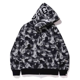 アベイシングエイプ(A BATHING APE)の【XL】CDG BAPE SHARK FULL ZIP HOODIE(その他)