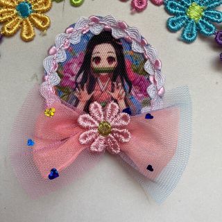 鬼滅の刃　ワッペン　ハンドメイド❣️(外出用品)