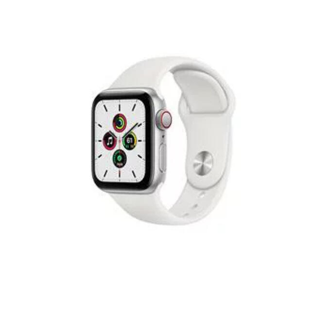 Apple Watch SE 44mm GPS+Cellularモデル　シルバー