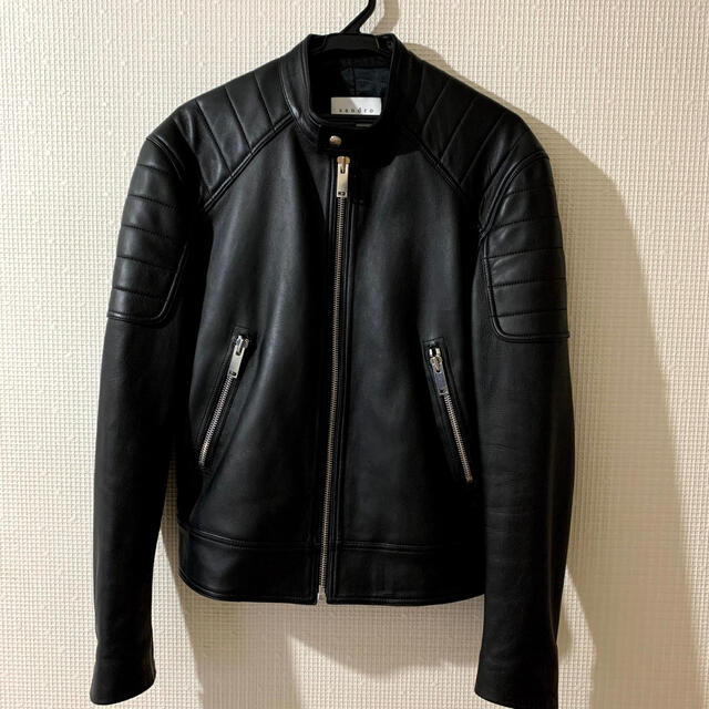 Sandro - Sandro PARIS ライダースジャケット レザージャケットの通販