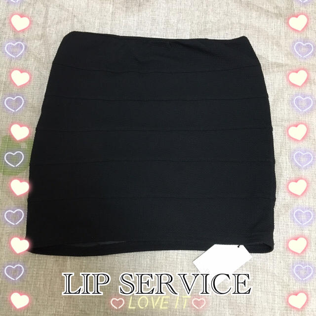 LIP SERVICE(リップサービス)のLIP SERVICE ミニスカート新品 レディースのスカート(ミニスカート)の商品写真