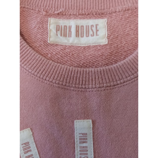 PINK HOUSE(ピンクハウス)のピンクハウス　ワッペンいっぱいスウェット　トレーナー レディースのトップス(トレーナー/スウェット)の商品写真