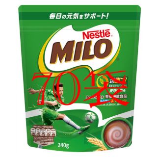 ネスレ(Nestle)のネスレ　ミロ　MILO 240g 70袋(その他)