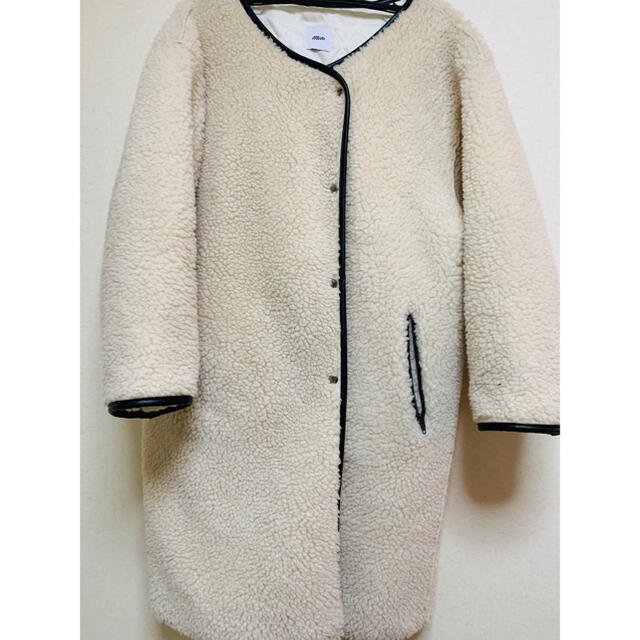 mite  ボアコート レディースのジャケット/アウター(ロングコート)の商品写真