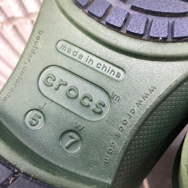 crocs(クロックス)のクロックス　レインシューズ　長靴　23センチ レディースの靴/シューズ(レインブーツ/長靴)の商品写真