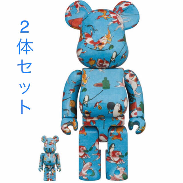 BE@RBRICK 歌川国芳「金魚づくし」 100% & 400%