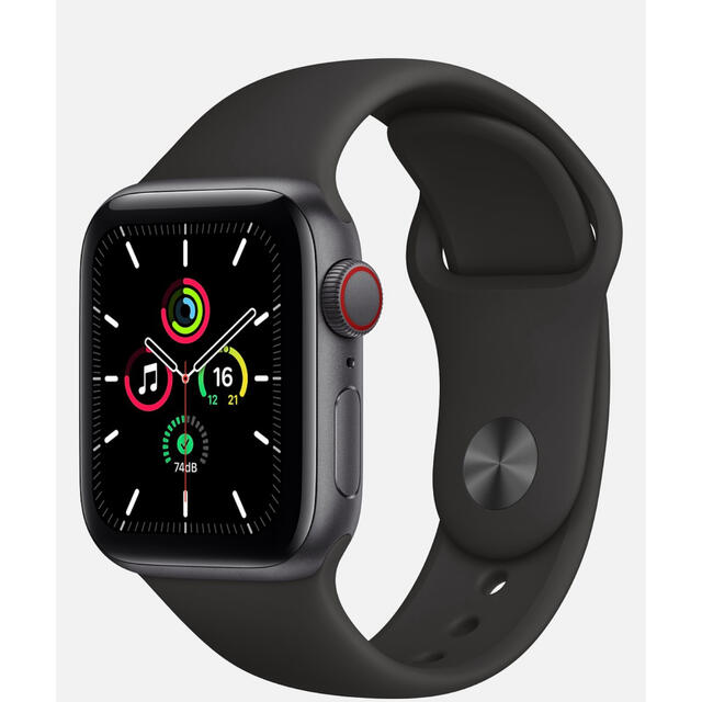 AppleWatch SE 40mm GPS+CellularモデルBlack