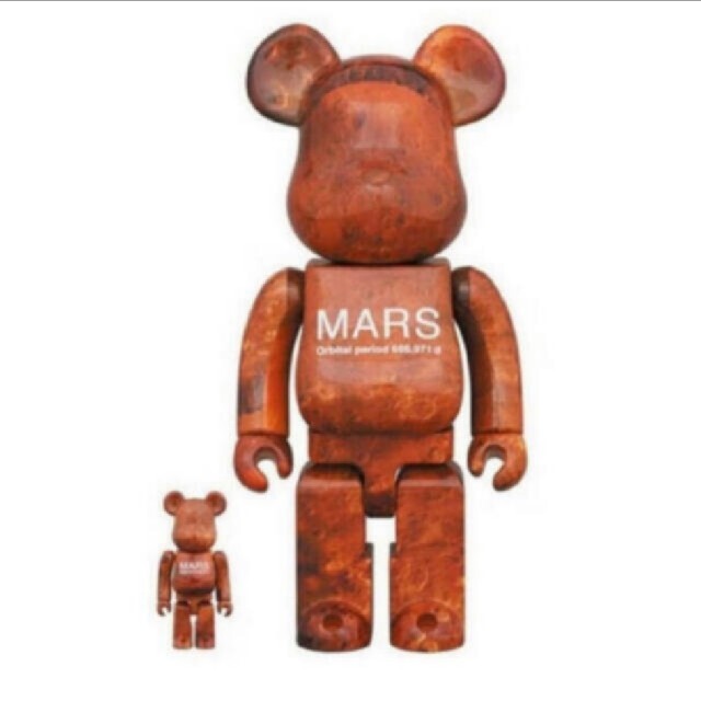 bearbrick ベアブリック mars 100%&400% メディコムトイ