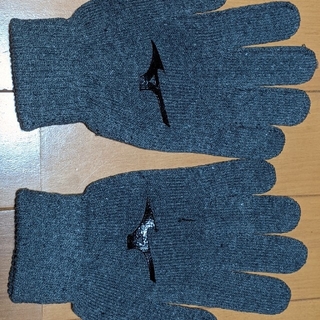 ミズノ(MIZUNO)のMizunoオリジナル手袋（グレー)(ランニング/ジョギング)