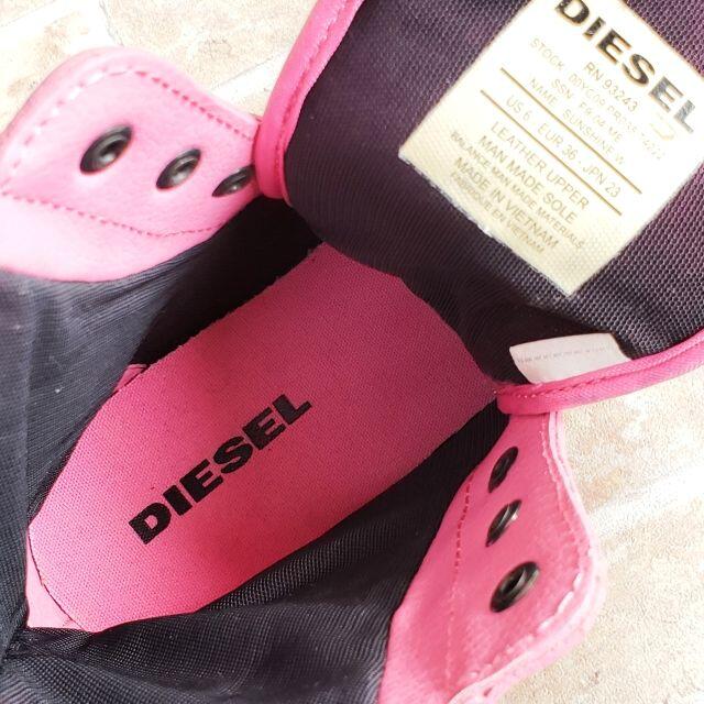 DIESEL - ディーゼル ☆ ハイカット レザー スニーカー ショート DIESEL - ディーゼル ☆ ハイカット レザー スニーカー ショート
