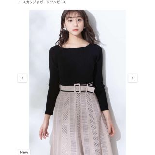 ジルバイジルスチュアート(JILL by JILLSTUART)の新品未使用♡ジルバイジルスチュアート  ニットワンピース(ひざ丈ワンピース)