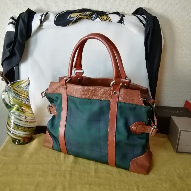 定価 6万円 美品 エフクリオ 2way ショルダーバッグ F.CLIO レザー