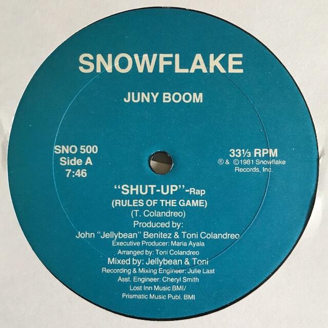 recordJuny Boom - Shut-Up (Rules Of The Game)