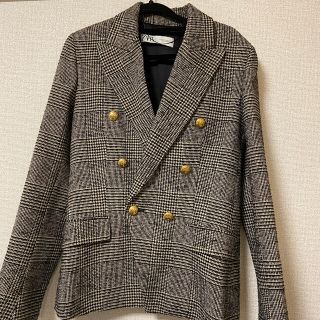 ザラ(ZARA)のZARA コート 千鳥柄 新品(ピーコート)