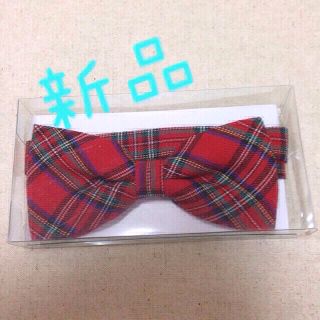新品 蝶ネクタイ  レッド(ネクタイ)