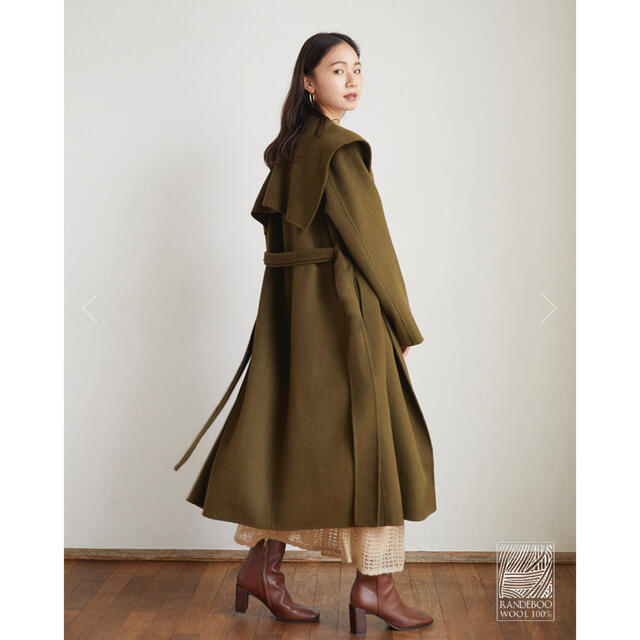 RANDEBOO Sailor wool coat (khaki)の通販 by sakura's shop|ラクマ
