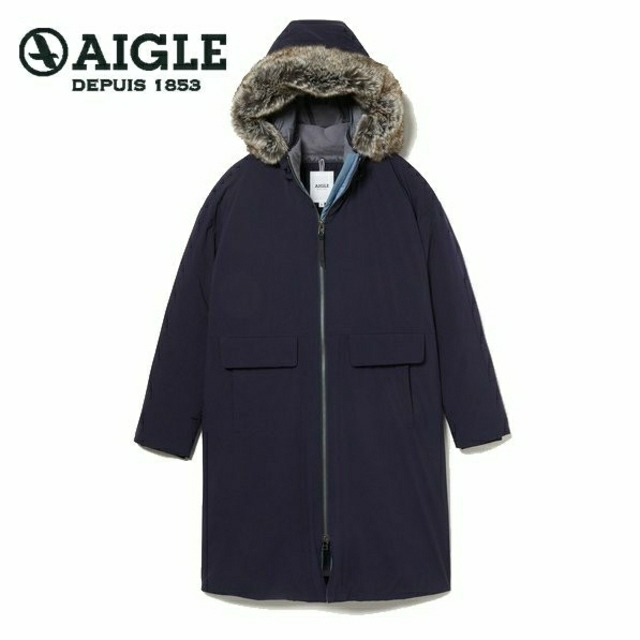 ダウンコート2020秋冬 【M】新品タグ付 AIGLE エーグル ロングダウンコート