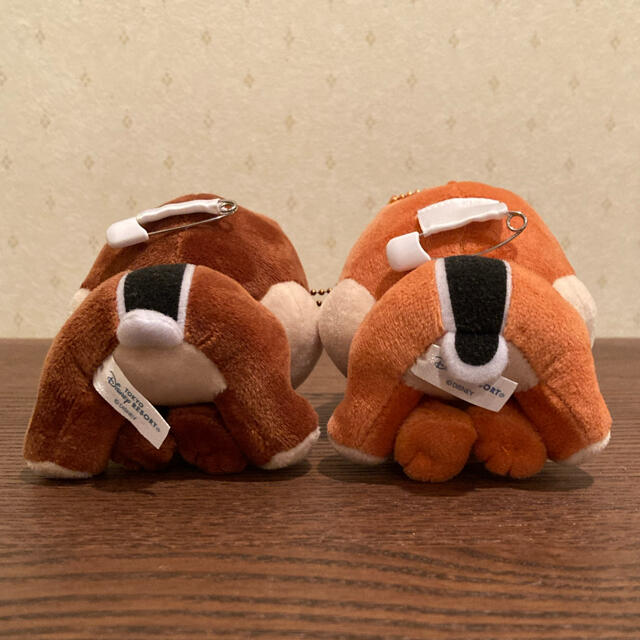 チップとデール ぬいぐるみバッジ