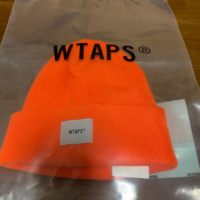 W)taps(ダブルタップス)のwtaps beanie ビーニー　オレンジ メンズの帽子(ニット帽/ビーニー)の商品写真