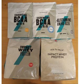 マイプロテイン(MYPROTEIN)のマイプロテイン　お得セット　プロテイン×2　Lグルタミン×1　BCAA×2(プロテイン)