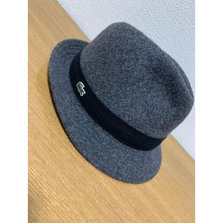 ラコステ(LACOSTE)の値下げ！【ラコステ】 LACOSTE ハット 帽子 グレー(ハット)