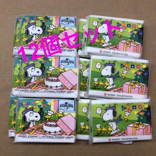 スヌーピー(SNOOPY)のスヌーピー  ポケットティッシュ　12個セット(キャラクターグッズ)