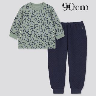 ユニクロ(UNIQLO)のユニクロ キルトパジャマ 90cm 新品未使用(パジャマ)