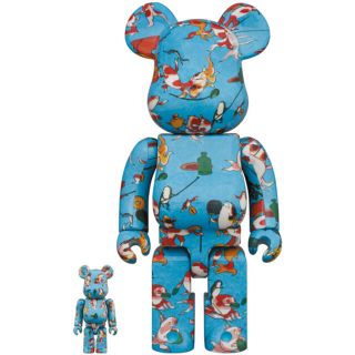 メディコムトイ(MEDICOM TOY)のBE@RBRICK 歌川国芳「金魚づくし」100％ & 400％(その他)