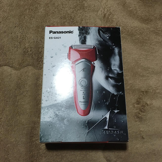 Panasonic(パナソニック)のPanasonic ES-GA21-R（赤）LAMDASH コスメ/美容のシェービング(カミソリ)の商品写真
