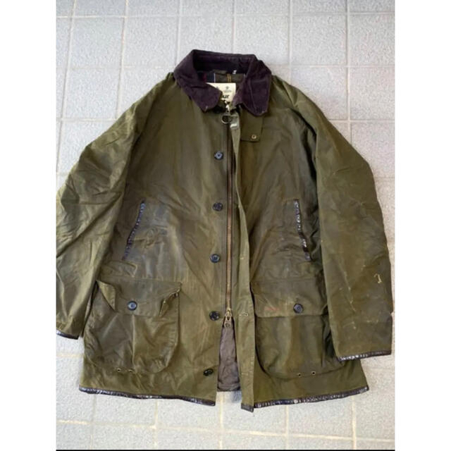 【希少】vintage  Barbour oild jacketミリタリージャケット