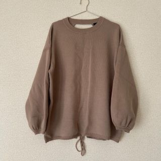 ダブルクローゼット(w closet)のレースアップニット(ニット/セーター)