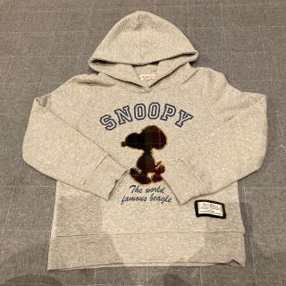 ピーナッツ(PEANUTS)の☆SNOOPY グレーのパーカー☆140cm(ジャケット/上着)