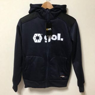 アスレタ(ATHLETA)の【新品】gol.(ゴル) ボアパーカー　サッカーフットサル　ブラック sサイズ(ウェア)