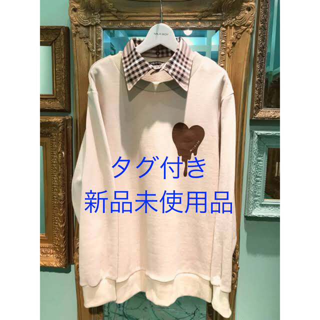 トップスmilkboy HEART MELTS SWEATS ハートメルトスウェット