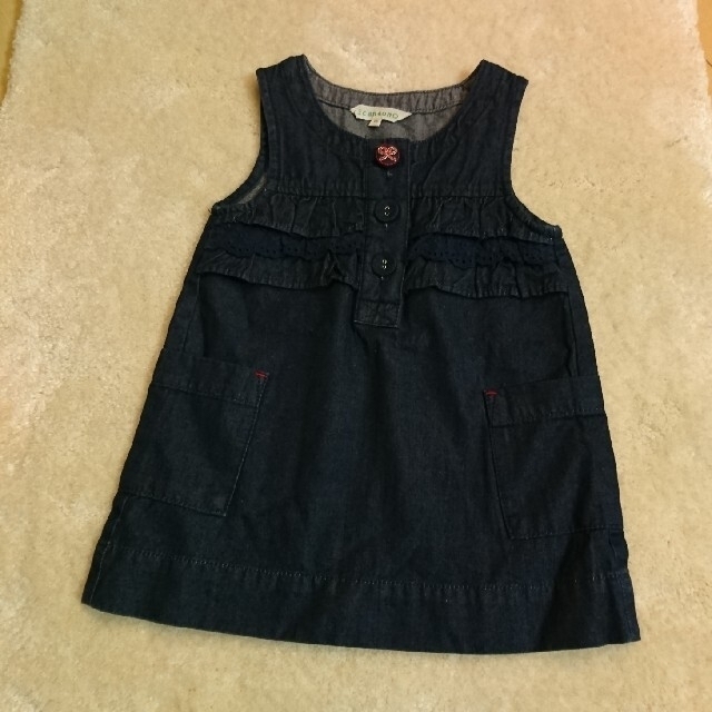 3can4on(サンカンシオン)の□□3can4on デニムワンピース キッズ/ベビー/マタニティのキッズ服女の子用(90cm~)(ワンピース)の商品写真