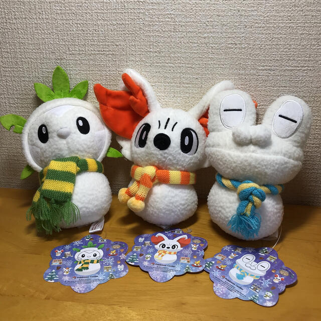 ポケモン ぬいぐるみ 雪だるま ハリマロンだるま ケロマツだるま フォッコだるま | フリマアプリ ラクマ