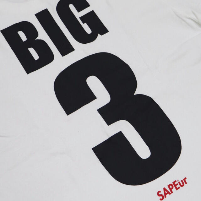 Sapuer BIG3 Longsleeve T-shirt WHT サプール 3