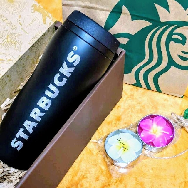 Starbucks Coffee(スターバックスコーヒー)のstarbucks💕ステンレスタンブラーBLACK💕新品/未使用 インテリア/住まい/日用品のキッチン/食器(タンブラー)の商品写真