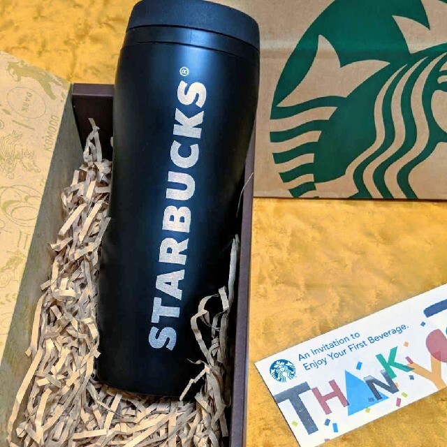 Starbucks Coffee(スターバックスコーヒー)のstarbucks💕ステンレスタンブラーBLACK💕新品/未使用 インテリア/住まい/日用品のキッチン/食器(タンブラー)の商品写真