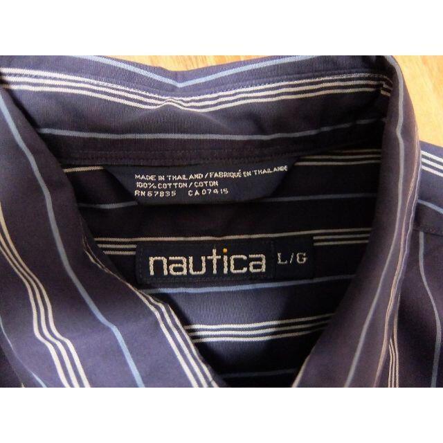 NAUTICA(ノーティカ)のNAUTICA　長袖シャツ　L/G　ノーティカ　中古 メンズのトップス(シャツ)の商品写真