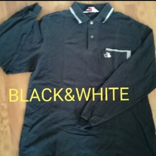 Black&White　ポロシャツ　ゴルフ　メンズ(ウエア)