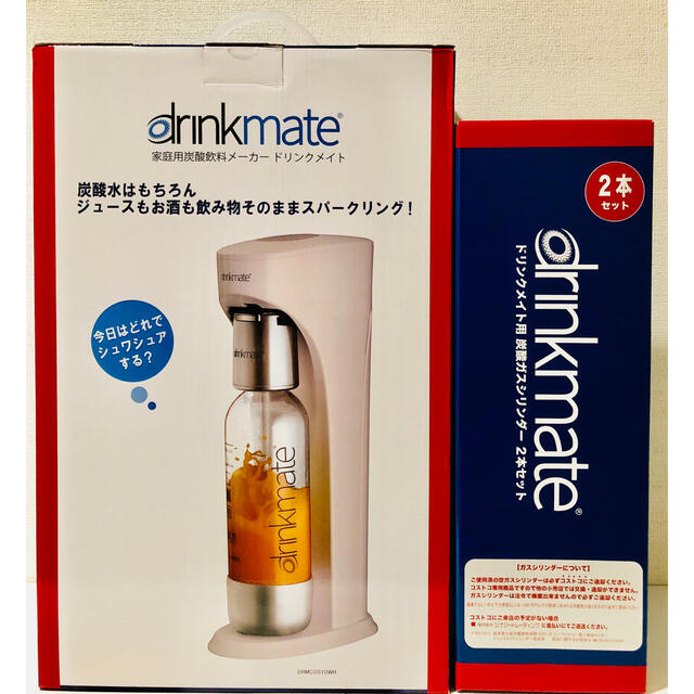 コストコ 新品未開封 ドリンクメイト Drinkmate ガスシリンダー３本付きの通販 By コストコならラクマ