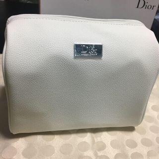 クリスチャンディオール(Christian Dior)の未使用！DIORポーチ白ノベルティ(ノベルティグッズ)