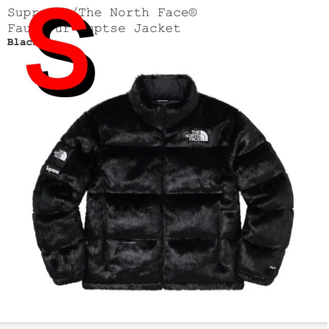 新品 Supreme The North Face Fur Nuptse S