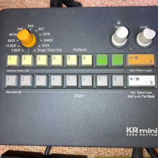 コルグ(KORG)のKR mini ＋ フットペダル×2(エフェクター)